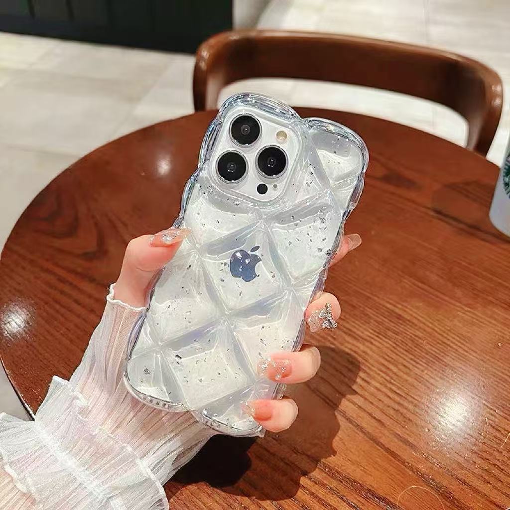 携帯ケース Iphone対応 キラキラ スマホケース クリア 韓国 透明 シンプル かわいい おしゃれ 耐衝撃 人気 キラキラパウダー