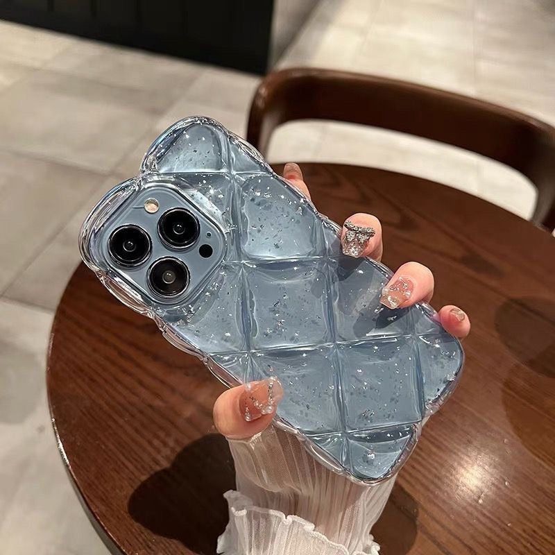 携帯ケース Iphone対応 キラキラ スマホケース クリア 韓国 透明 シンプル かわいい おしゃれ 耐衝撃 人気 キラキラパウダー