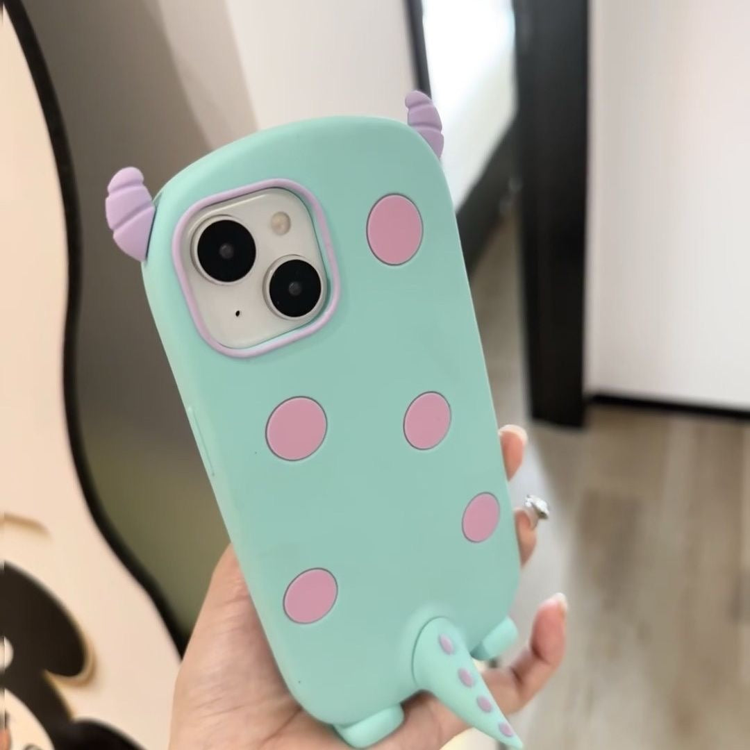 iPhone用 ケース 漫画キャラクター 保護ケース かわいい 携帯電話ケース フルカバー シリコン ソフト 落下防止 モンスター 保護ケース 完全保護 人気 ファッション