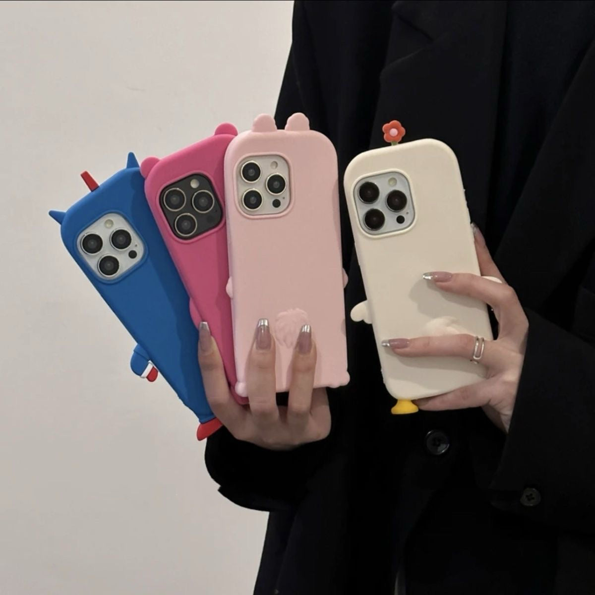iPhone 用 ケース スマホケース 可愛い 保護ケース モンスター 携帯カバークマ 携帯ケース すり傷防止 落下防止 脱着簡単 アイフォン 用カバー 全面保護