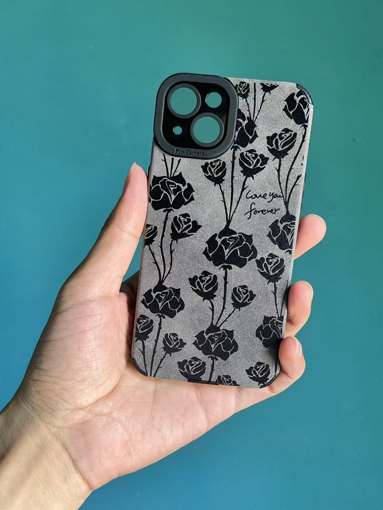 iPhone 用 ケース可愛い バラ 花柄 ソフトケース かわいい ケース 薄くて軽い 女の子 女性人気 おしゃれ スマホケース 耐衝撃 携帯カバー