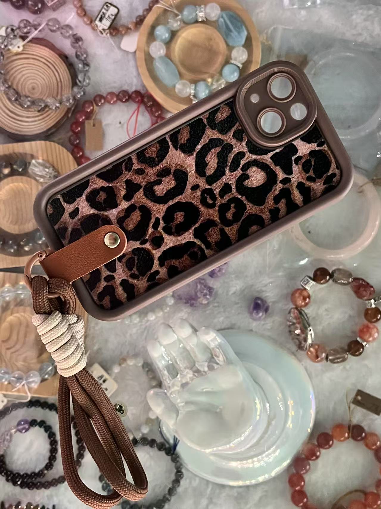iPhone用ケース スマホケース 可愛い豹柄 ヒョウ柄 ストラップアイフォン カバー 女性 おしゃれ 全面保護 耐衝撃 黄変防止 耐久性 カバー ワイヤレス充電対応 フルカバー