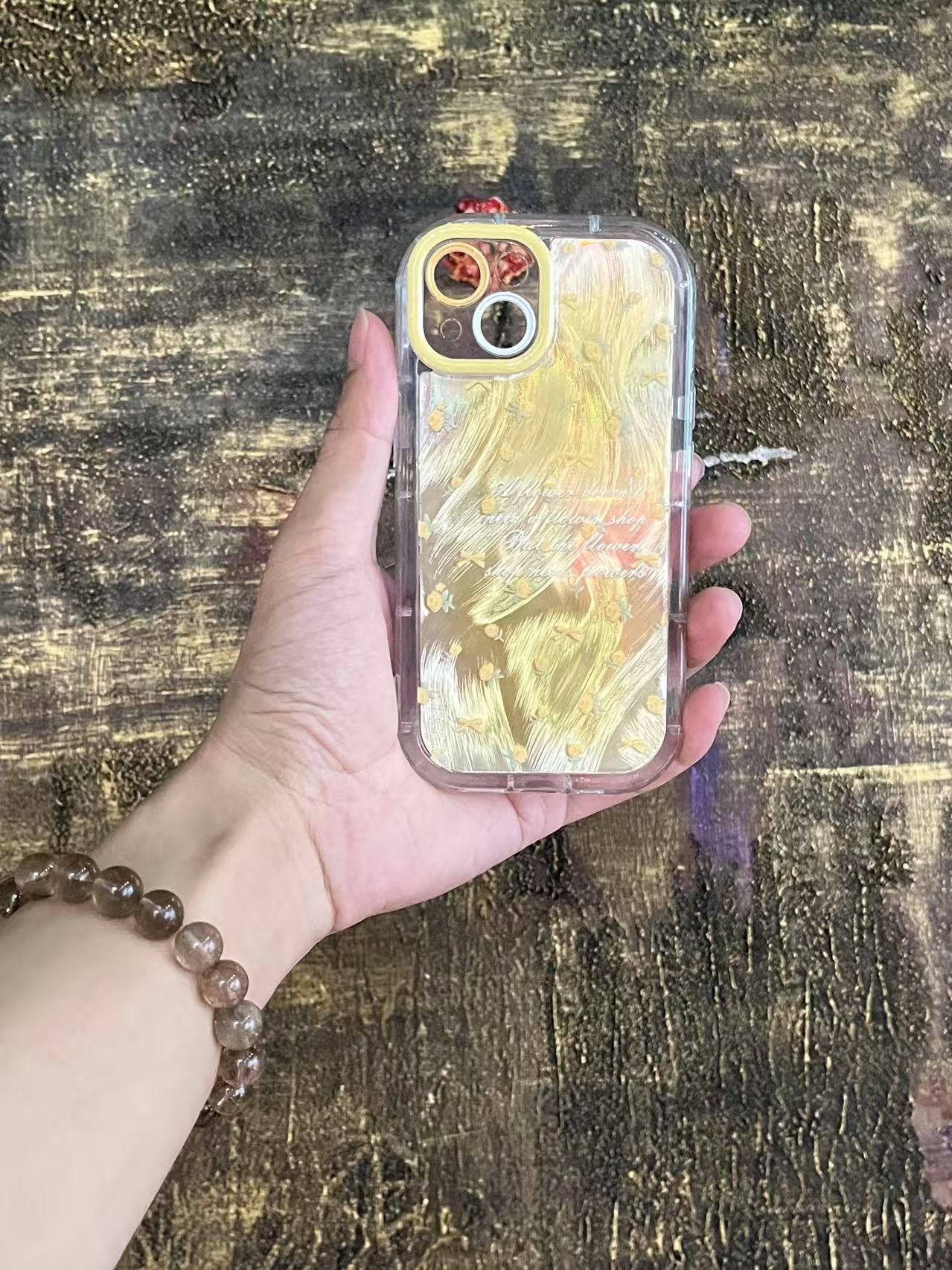 iPhone 用 ケース キラキラ 花川 リボン 女の子 豪華 人気 衝撃吸収 軽量 落下防止 おしゃれ ワイヤレス充電対応 アイホン用携帯ケース ゴールド レンズ保護