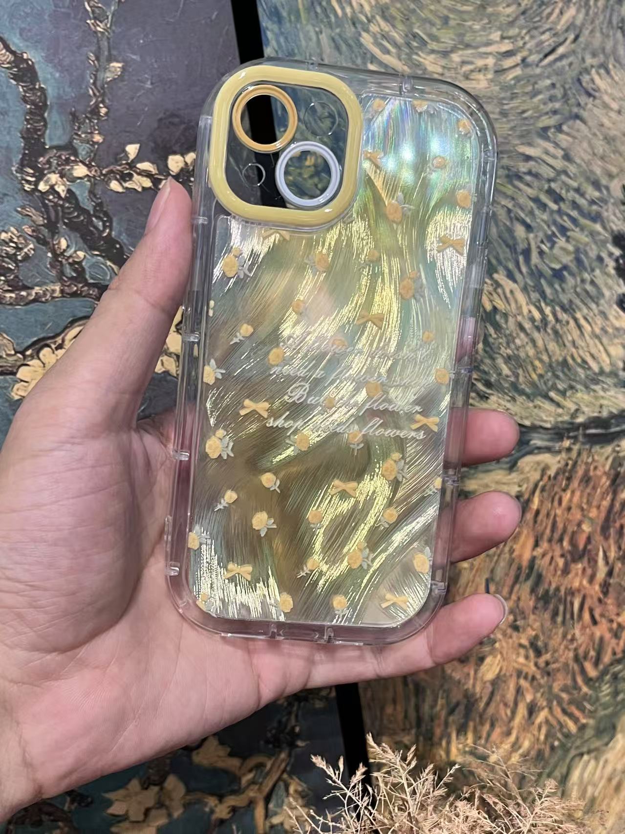 iPhone 用 ケース キラキラ 花川 リボン 女の子 豪華 人気 衝撃吸収 軽量 落下防止 おしゃれ ワイヤレス充電対応 アイホン用携帯ケース ゴールド レンズ保護