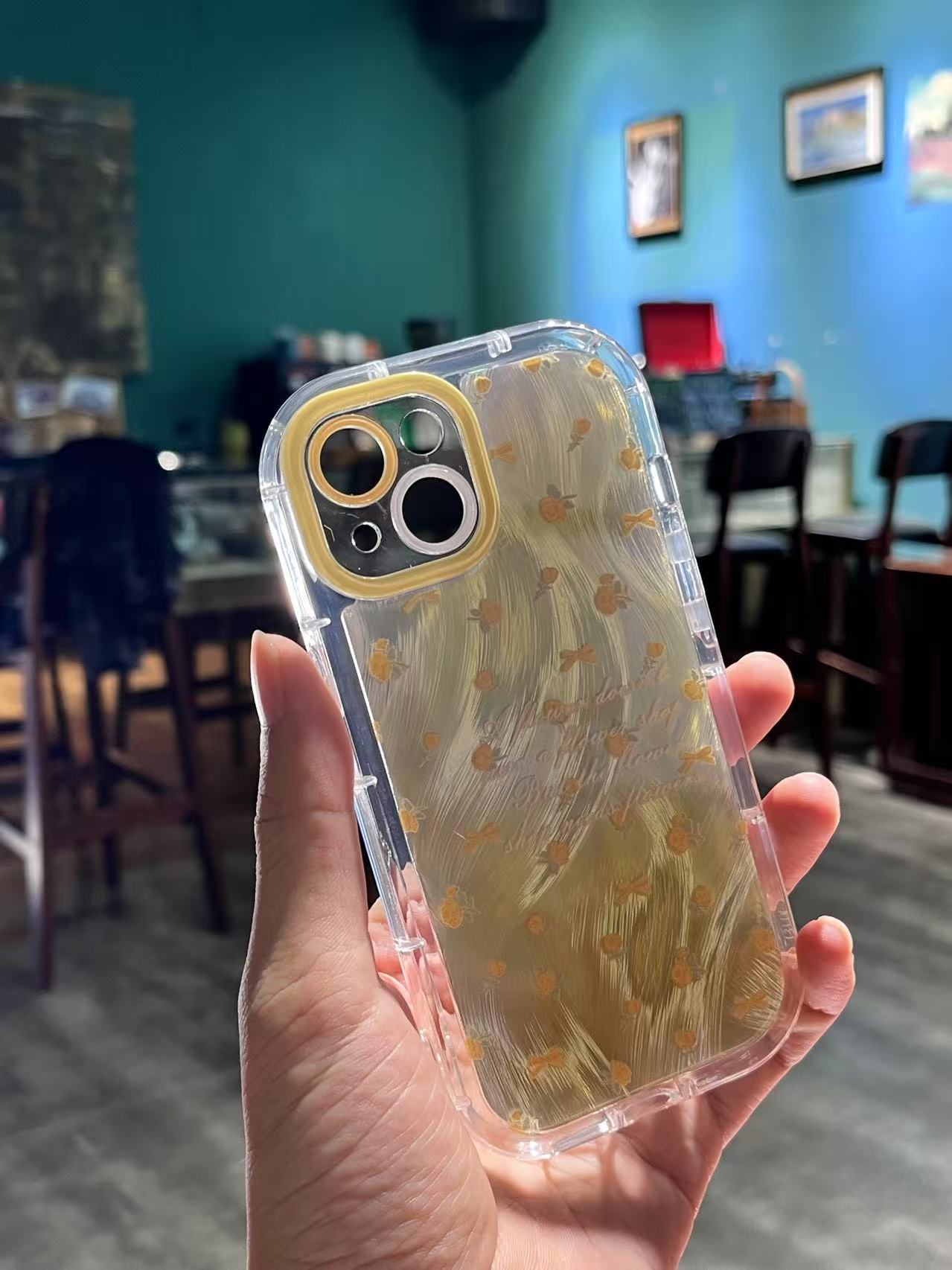 iPhone 用 ケース キラキラ 花川 リボン 女の子 豪華 人気 衝撃吸収 軽量 落下防止 おしゃれ ワイヤレス充電対応 アイホン用携帯ケース ゴールド レンズ保護