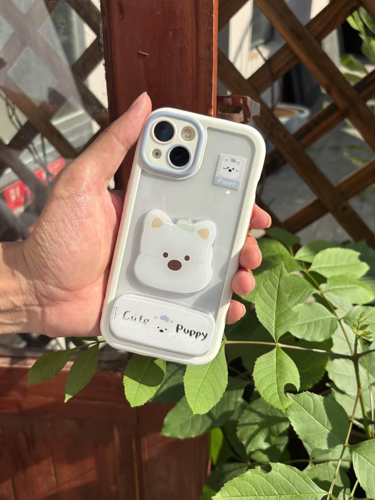ケース For iPhone ドッグ 犬 子犬 漫画 動物柄 衝撃吸収 落下防止 アイフォン 專用スマホ ケース カバー 薄型 特製スマホケース レンズ保護 カガミスレ傷防止 女子力 ファッションクリエイティブかわいい スタンド 鏡