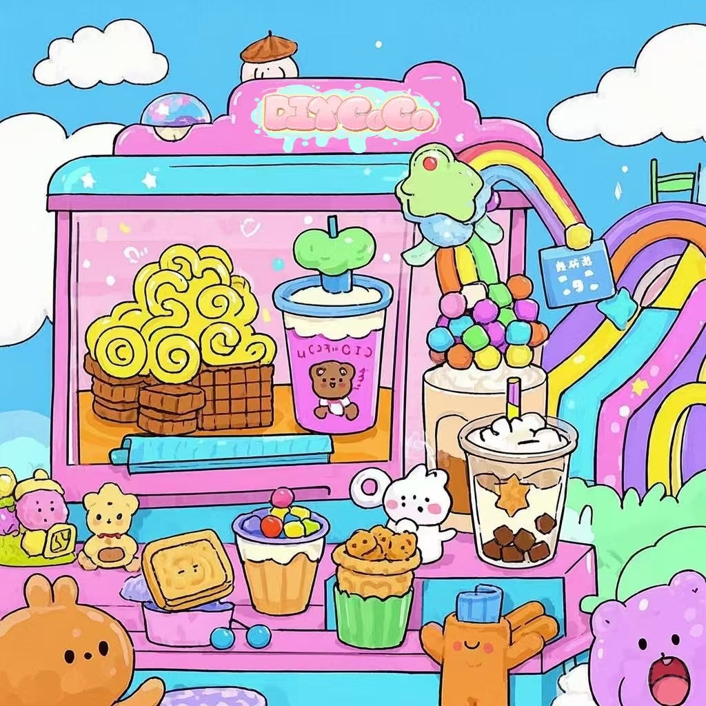 G<0000>NEW・お菓子とお茶・プッシュプッシュゲーム
