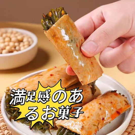 川阿婆（昆布豆巻き、クリスピー筍豆巻き、エノキ豆巻き）