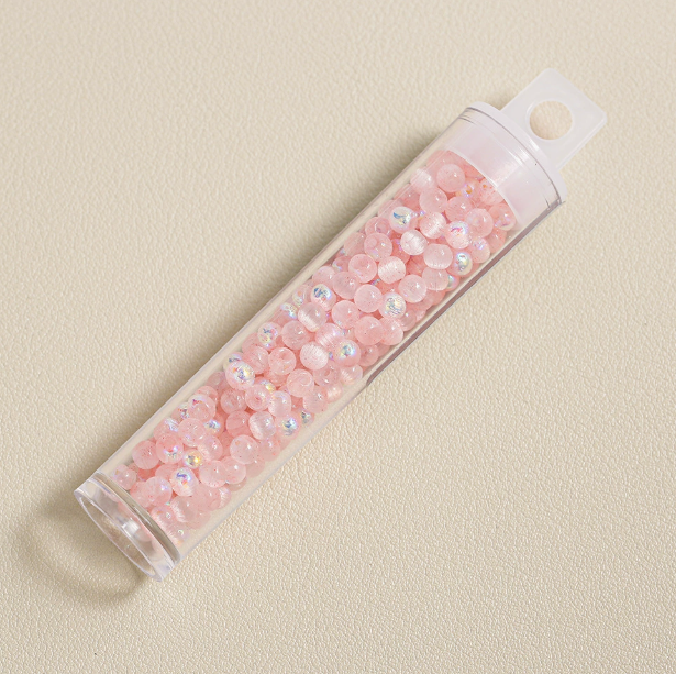 C.<AK00>オーロラキャッツアイ 4mm _シードビーズ ブレスレット用