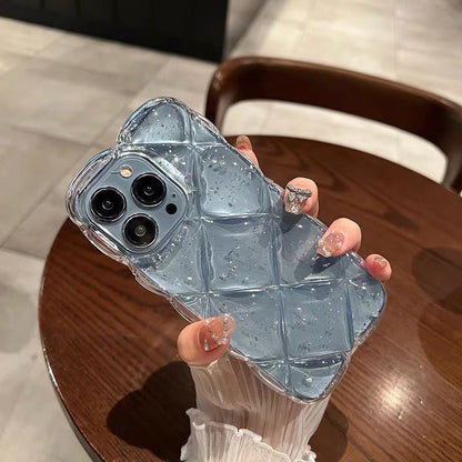 携帯ケース Iphone対応 キラキラ スマホケース クリア 韓国 透明 シンプル かわいい おしゃれ 耐衝撃 人気 キラキラパウダー