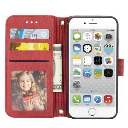 【2 ストラップ付】携帯ケース おしゃれ 手帳型 革感 マグネット 鮮やか アイホン IPHONE対応 カード収納 便利 レディース ストラップ対応