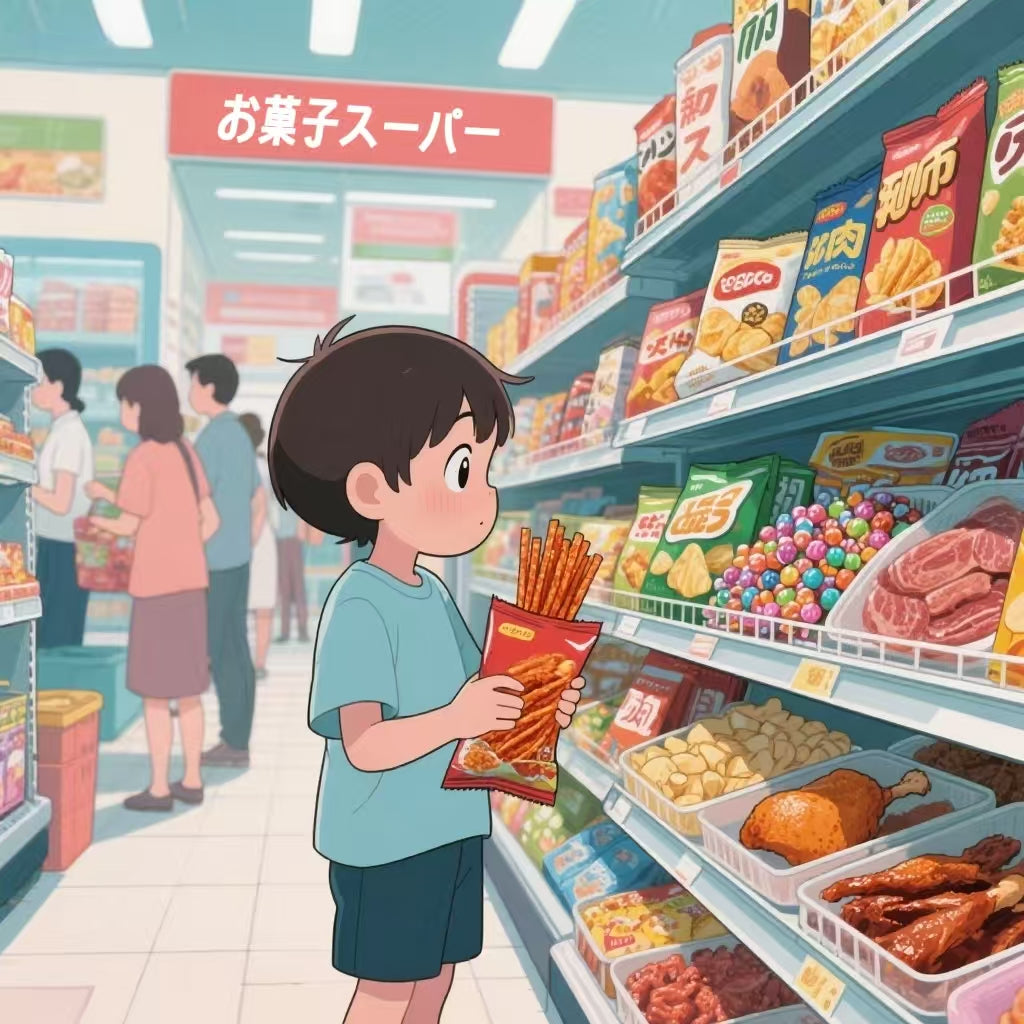 F<0000>・お菓子スーパー・お好きなお菓子をご自由に選択でき・メロンパンお菓子ツメツメ