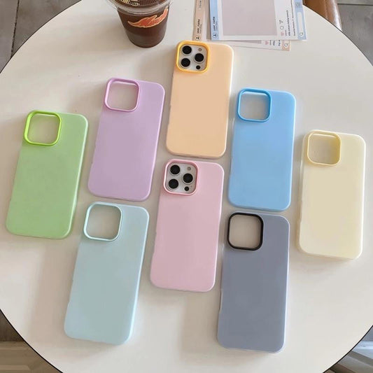 iPhone用 ケース、クリア透明可愛いおしゃれデザイン、ソフト滑り止め傷防止耐衝撃性の電話カバー多彩 ２層