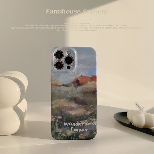 【+1】ケース for IPHONE 携帯ケース スマホケース 水墨画 衝撃対応 精密開口 レディース フルカバー