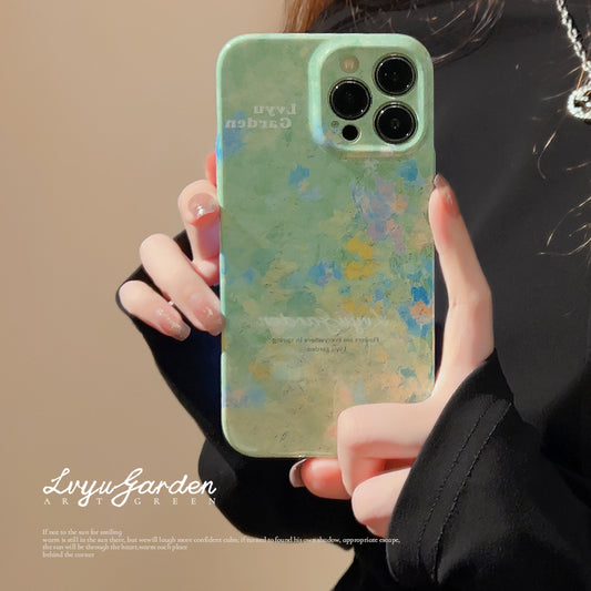 ケース for IPHONE 携帯ケース スマホケース 水墨画 衝撃対応 精密開口 レディース フルカバー